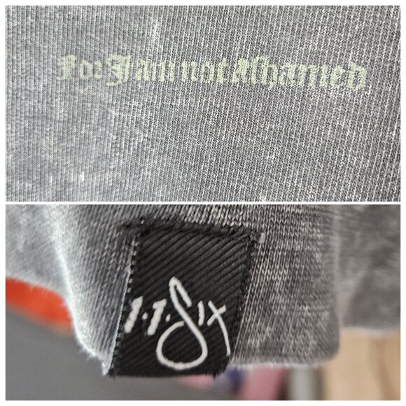 Reach 1.1.Six Hoodie Sweatshirt 3XL I Am Not Ashamed Christian Faith Distressed - Picture 4 of 13